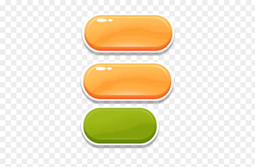 Orange Games Crystal Button Quartz Download Icon PNG