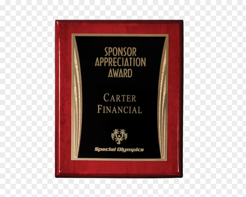 Appreciation Certificate Rosewood Piano Finish Plaque Commemorative Picture Frames Sponsor Brass PNG