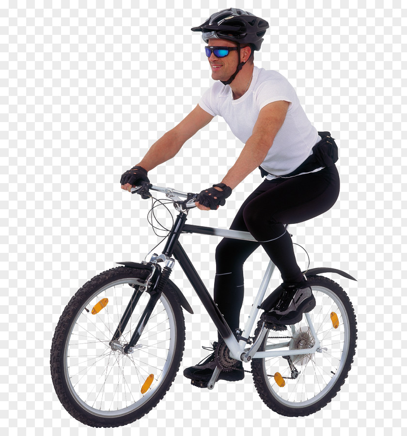 Riding A Mountain Bike Trek Bicycle Corporation Cycling Person PNG
