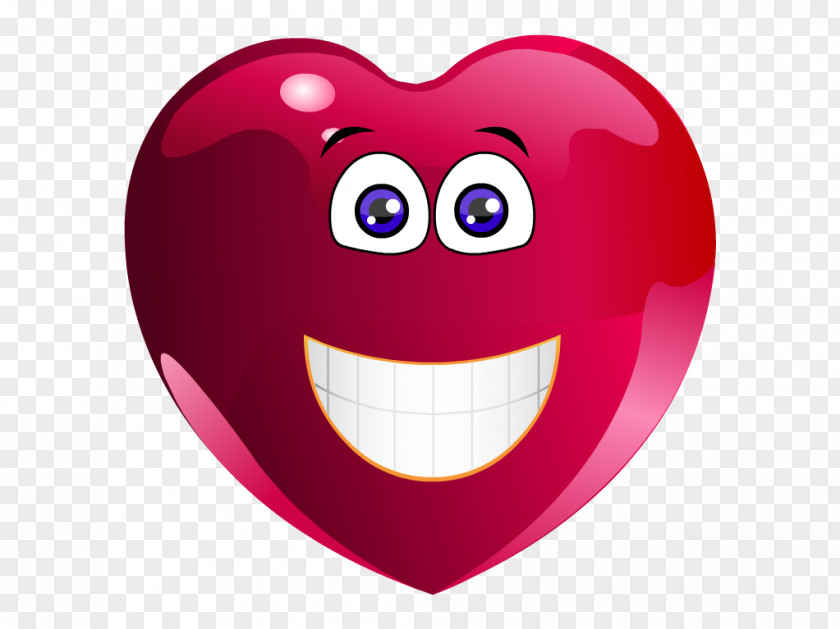 Smile Heart Cliparts Emoji Smiley Emoticon Clip Art PNG
