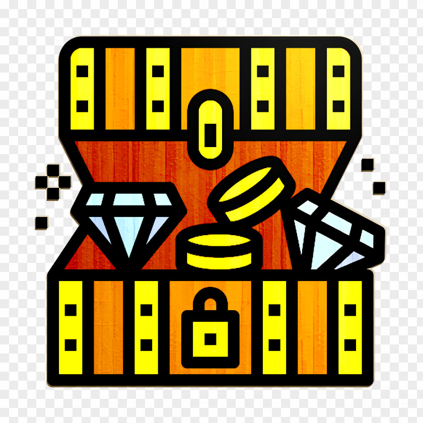 Treasure Chest Icon Bandit Game Elements PNG