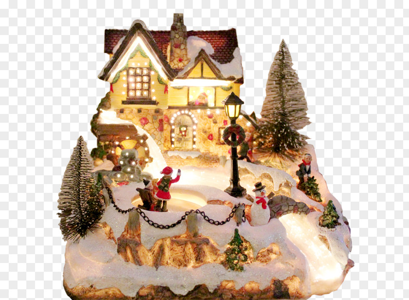 Christmas Chill Gingerbread House Day Ornament PNG