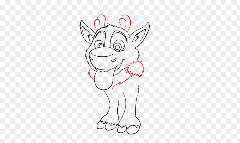 Frozen Sven Whiskers Drawing /m/02csf Line Art Clip PNG