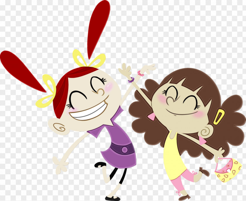 Gesture Animation Friendship Cartoon PNG