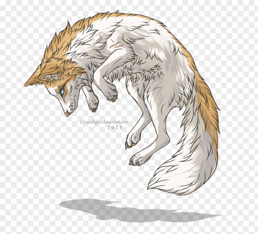 Killer Queen Red Fox Wildlife Legendary Creature Sketch PNG