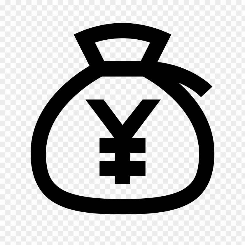 Money Bag Yen Sign Euro PNG