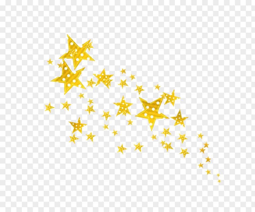 Star Five-pointed Gold Yellow PNG