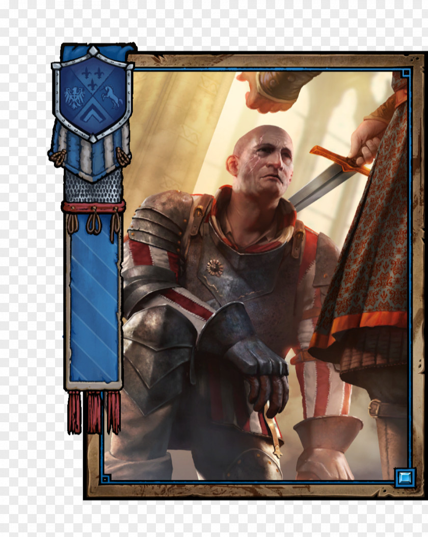 The Card Game Gwent: Witcher Knight Geralt Of Rivia Squire Scrap PNG