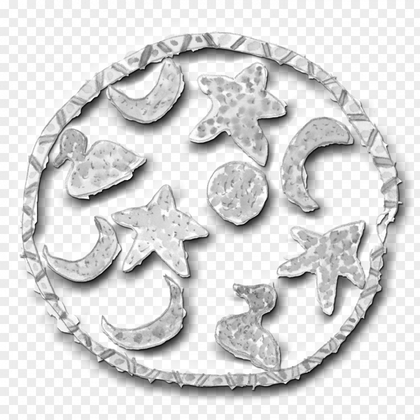 A Plate Of Moon Cakes Silver Body Jewellery PNG