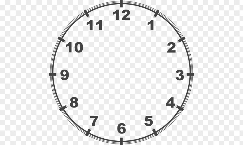 Clock Face Worksheet Time Mathematics PNG