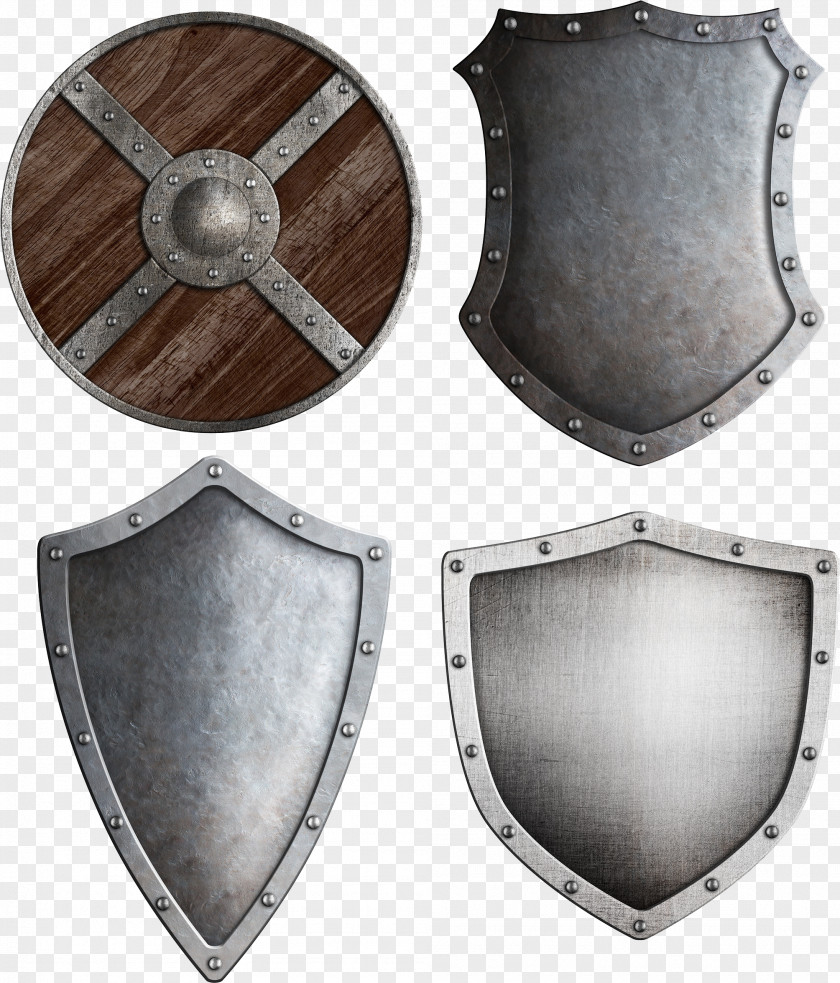 Metal Shield Middle Ages Knight Crusades Stock Photography PNG