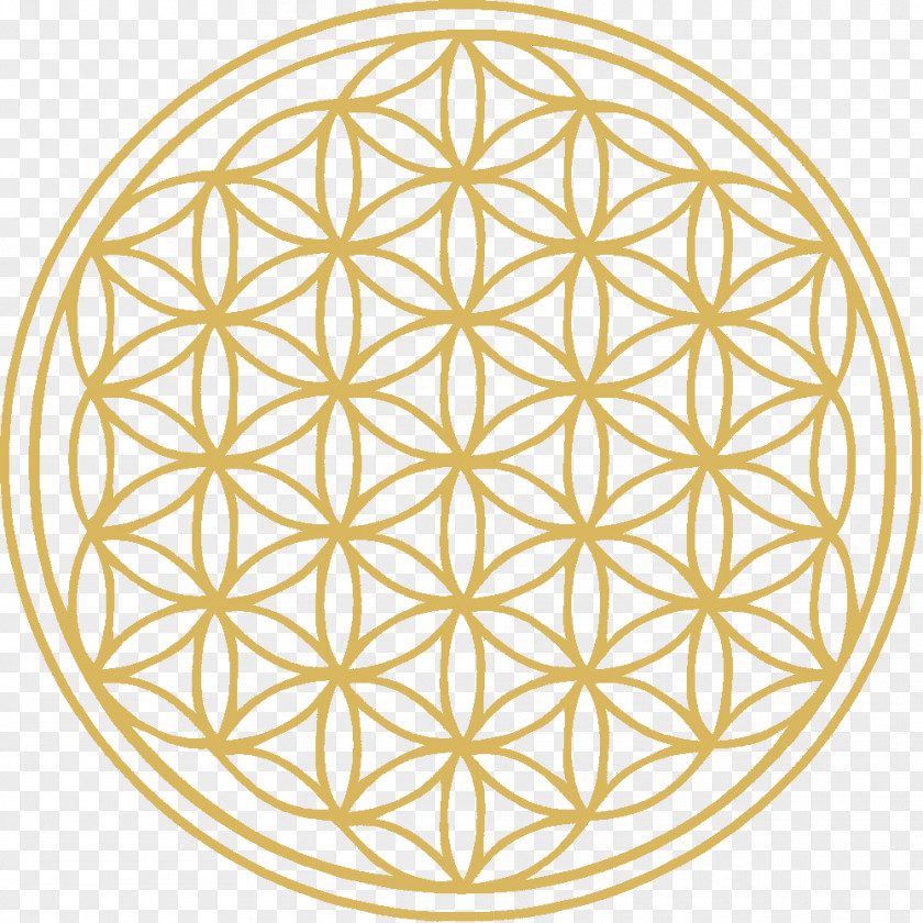 Symbol Overlapping Circles Grid Abydos, Egypt Osireion Sacred Geometry PNG