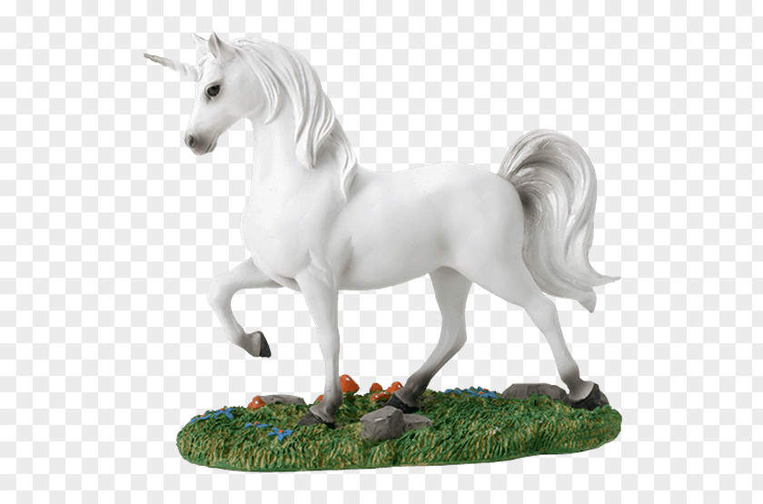 Unicorn Horn Statue Sculpture Legendary Creature Figurine PNG