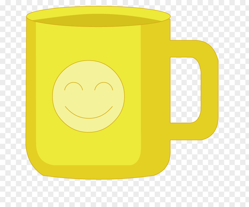 Vector Tea Cup Smiley Coffee Yellow Cafe PNG