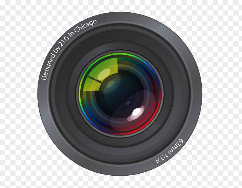 Camera Lens Vector Material Digital PNG