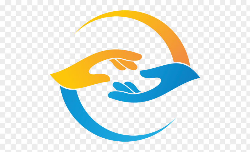 Hand Holding Logo Human Resource Management Business Organization PNG