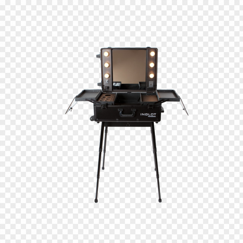 Table Cosmetics Make-up Artist Briefcase PNG