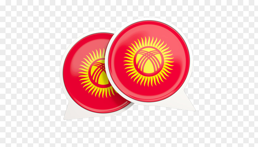 Design Flag Of Kyrgyzstan Canvas Print PNG
