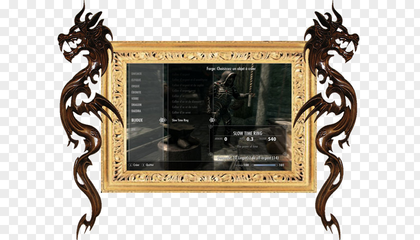 Elder Scrolls V Skyrim Picture Frames PNG