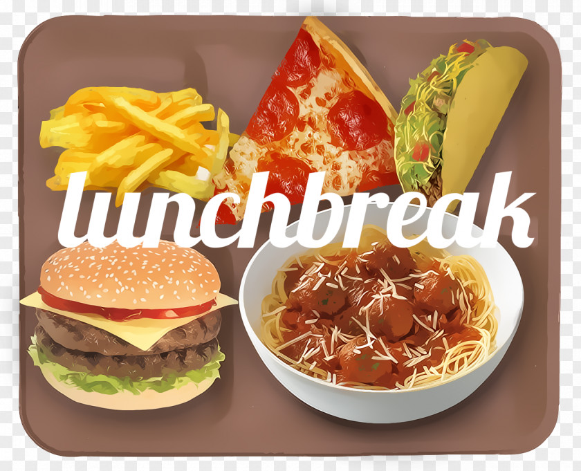 Lunch Fast Food Junk Full Breakfast French Fries PNG
