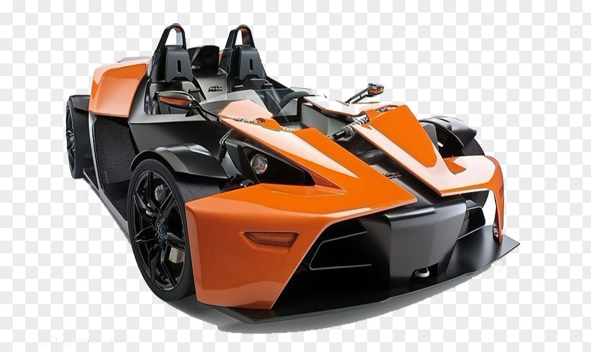 Orange Cool Sports Car KTM X-Bow Geneva Motor Show PNG