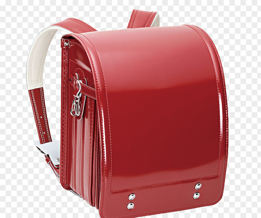 Red Bag Japan Randoseru Satchel National Primary School Backpack PNG
