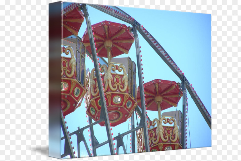 Save Ferris Amusement Ride Wheel Maroon Park PNG