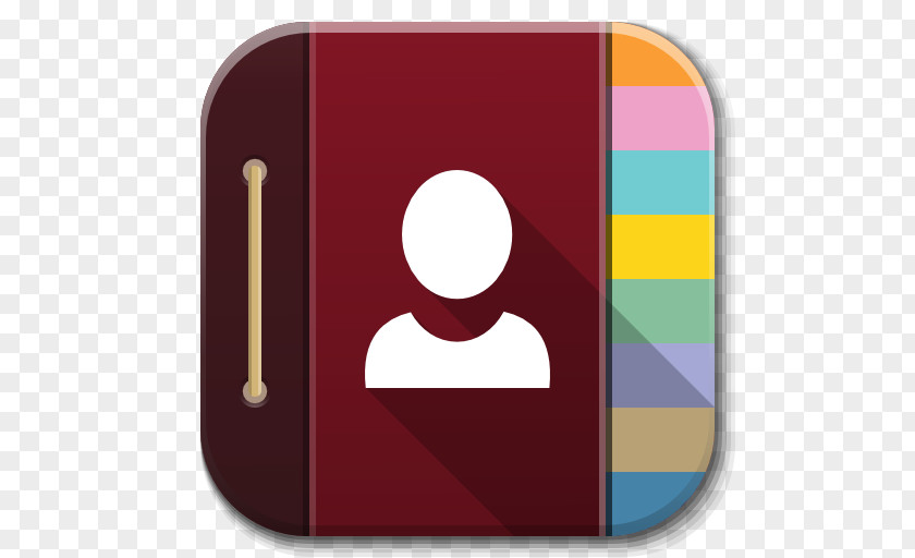 Apps Contacts Square Symbol Font PNG