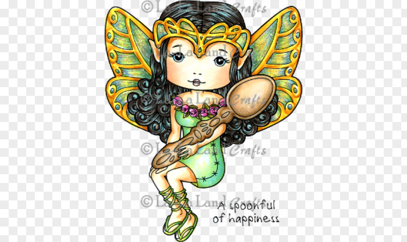 Fairy Paper Rubber Stamp Postage Stamps PNG