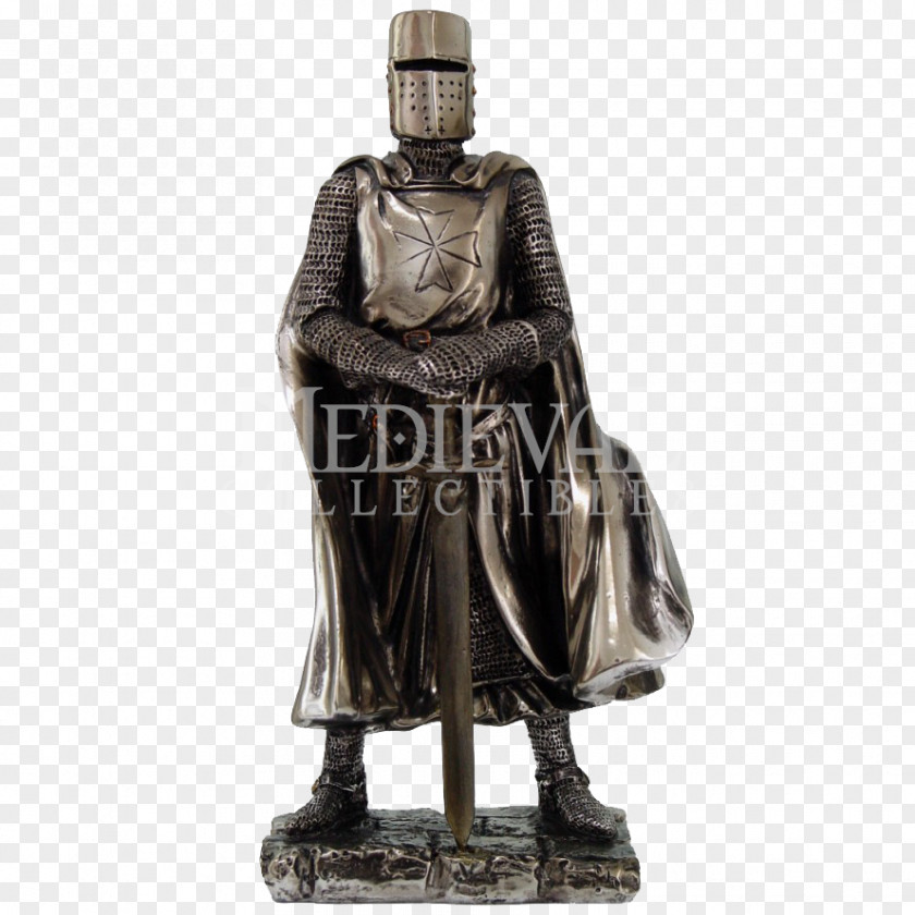 Knight Middle Ages Crusades Knights Templar Statue PNG