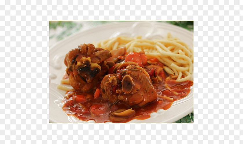 Ossobuco Spaghetti Alla Puttanesca Capellini Recipe PNG