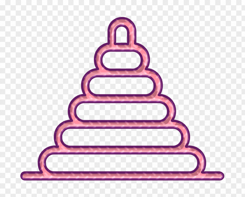 Pyramid Icon Baby Shower PNG