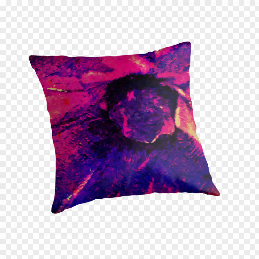 Red Pansy Throw Pillows Cushion Velvet Dye PNG
