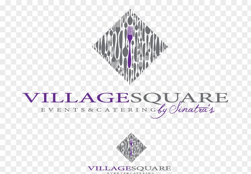 Upscale Catering Brochures Logo Brand Font Line Purple PNG