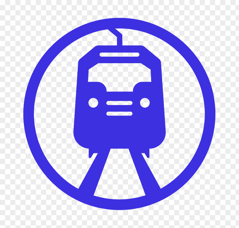 Blue Instagram Icon Trolley Atlanta Streetcar Transport PNG