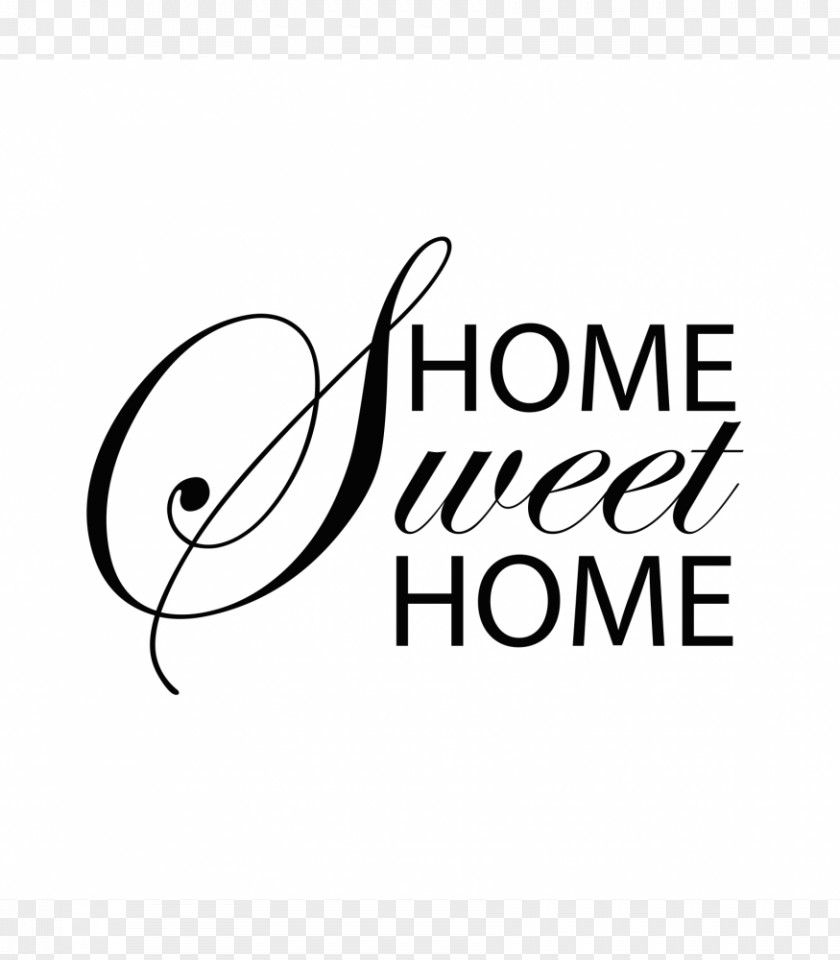 Home Sweet Logo Typography Typeface Font PNG