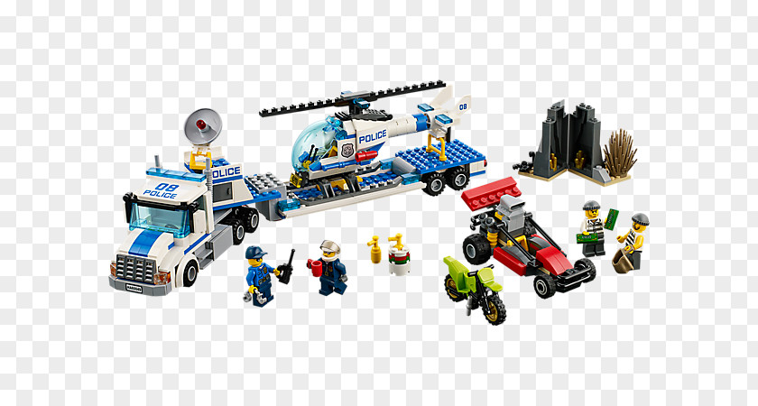 Toy Lego City LEGO 60049 Exclusive Helicopter Transporter Set Block PNG