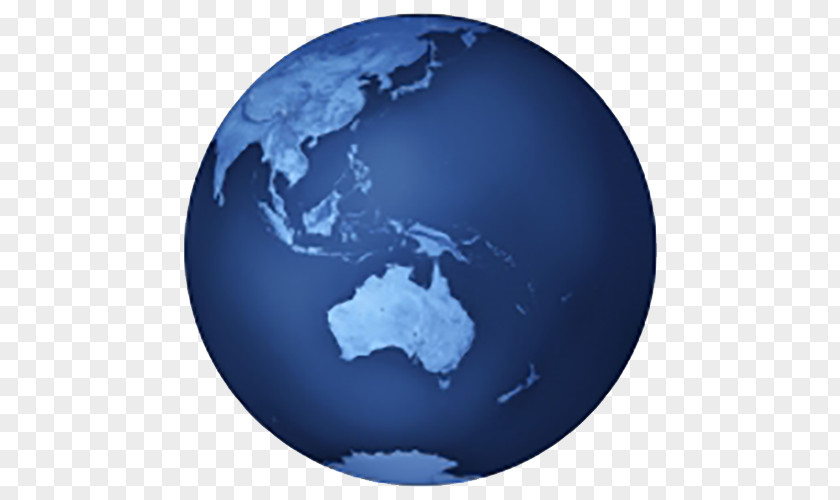 Blue Planet In Australia Globe Northern Hemisphere World PNG