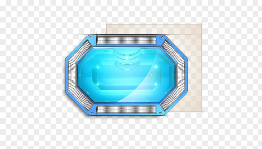 Health Spa Rectangle Turquoise PNG