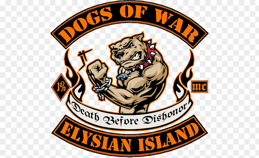 Motorcycle Club The Dogs Of War Logo Emblem In Warfare PNG