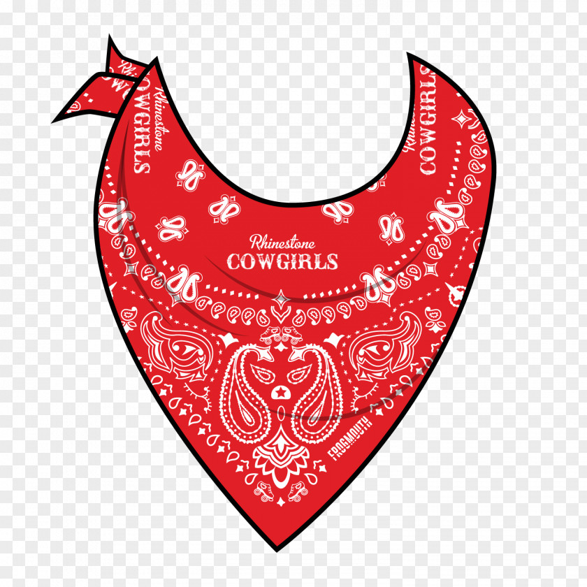 Red Bandana Ribbon Kerchief Clip Art Image Hat PNG
