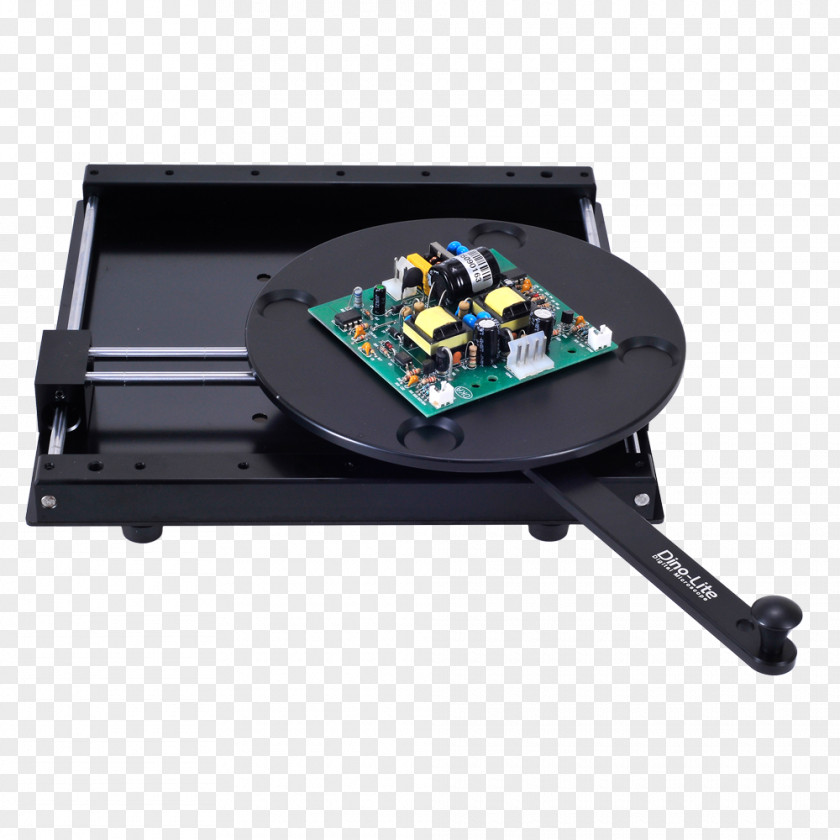 Turntable Stand Dino-Lite Elevated Sliding Inspection MS61V Table With XY Adjustments Industry MS15X Electronics PNG