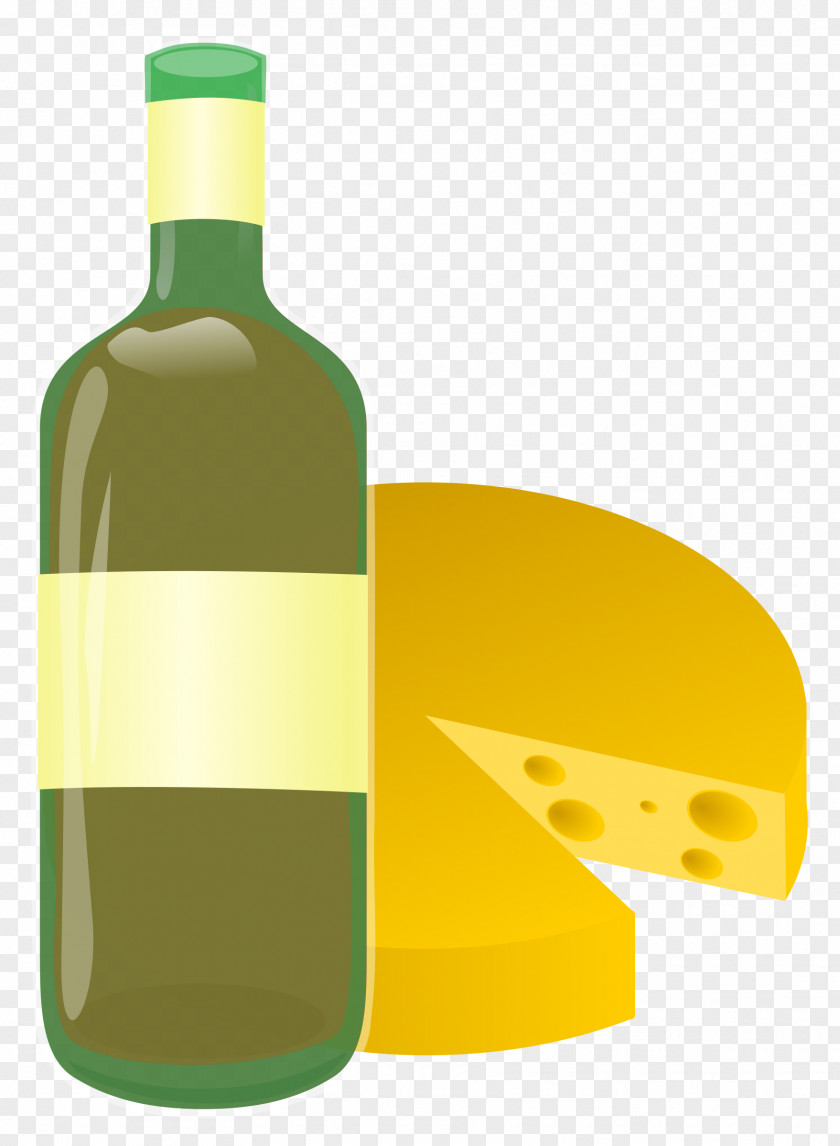 Wine Bottle Chicken Sandwich Pizza Cheese Clip Art PNG
