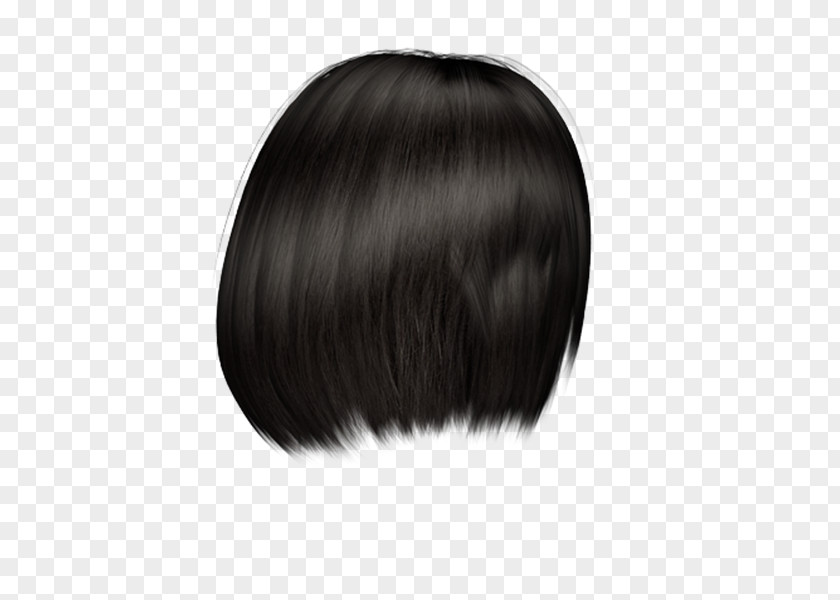 Bigote Wig Black Hair Coloring PNG