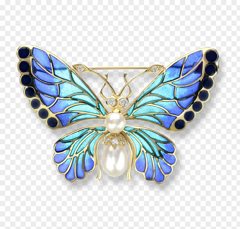 Butterfly Brooch Gold Plique-à-jour Jewellery PNG