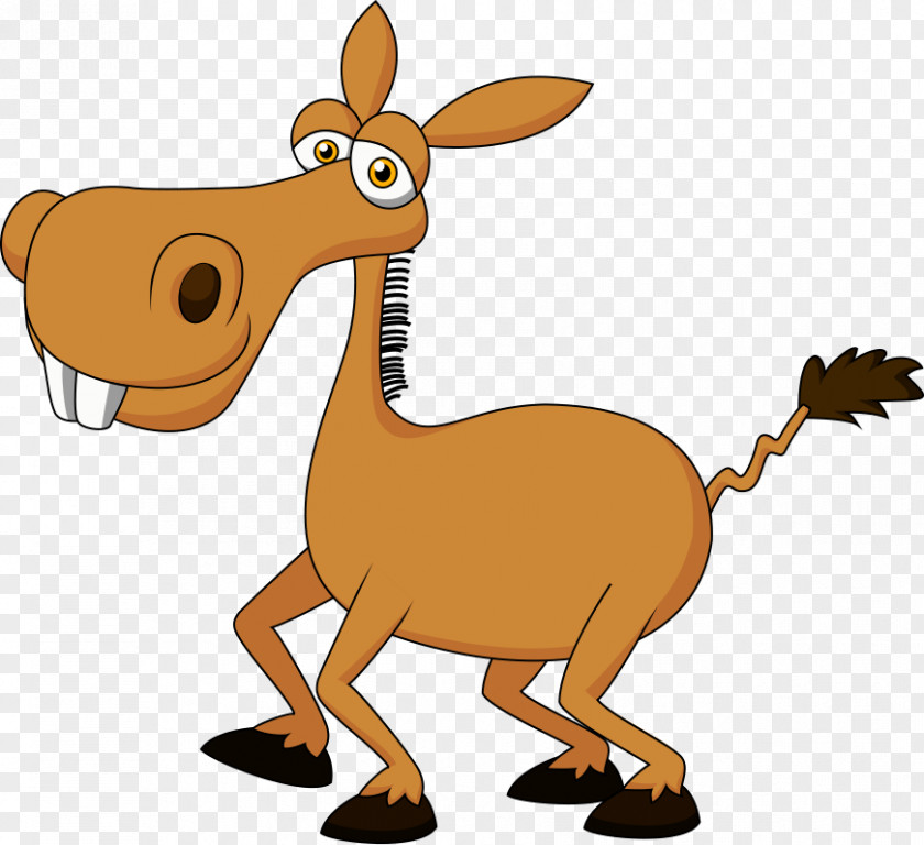 Horse Donkey Royalty-free Drawing PNG