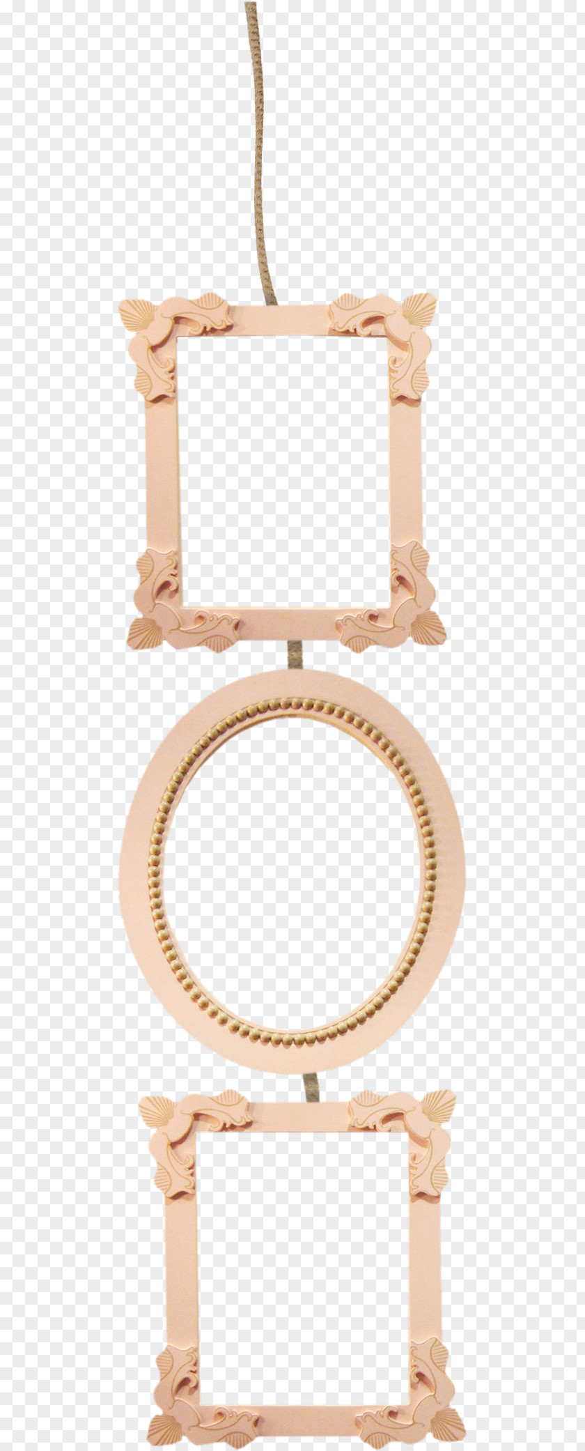 Rope Hanging Photo Frame Picture Frames Knot PNG
