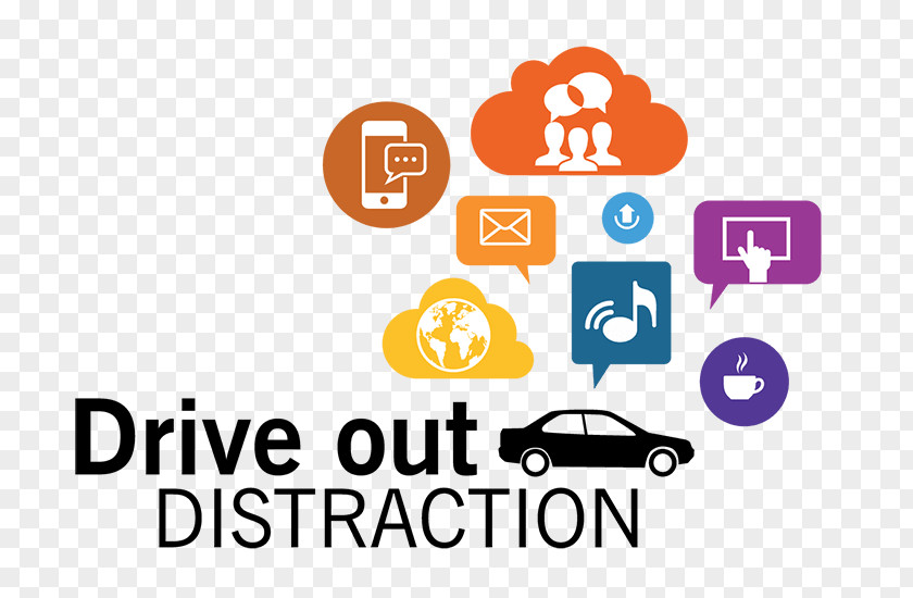 Driving Distracted Distraction Motor Vehicle Steering Wheels Texting While PNG