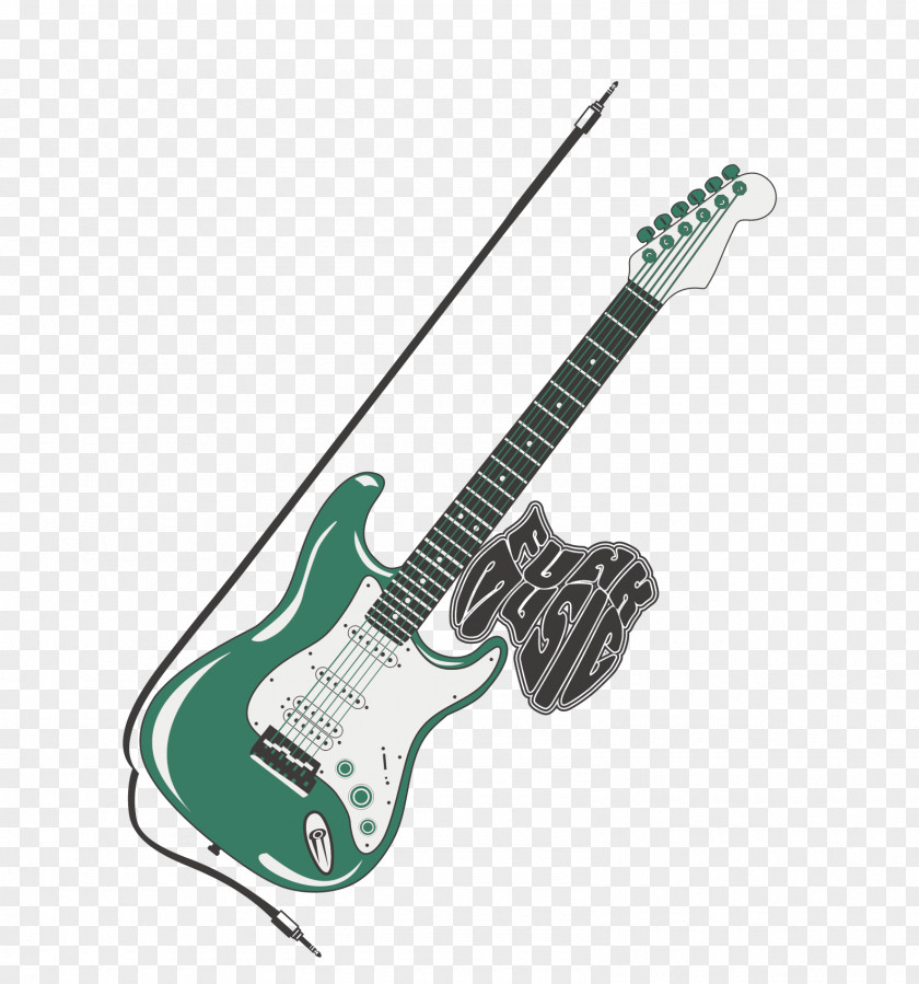 Guitar Bass Poster Drawing Adobe Illustrator PNG