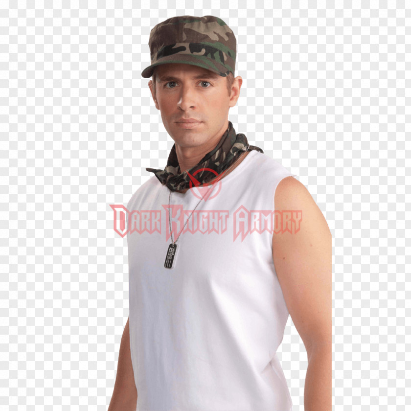 Hat Cap Costume Military Camouflage PNG